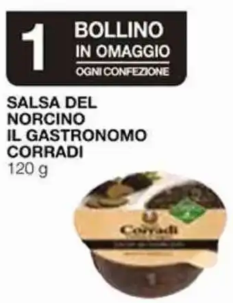 Coop Corradi Salsa Del Norcino Il Gastronomo 120 g offerta