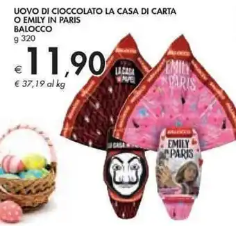 Bennet Balocco Uovo di Cioccolato La Casa di Carta o Emily in Paris g 320 offerta
