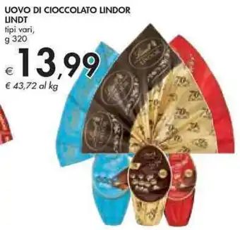 Bennet Lindt Uovo di Cioccolato Lindor g 320 offerta