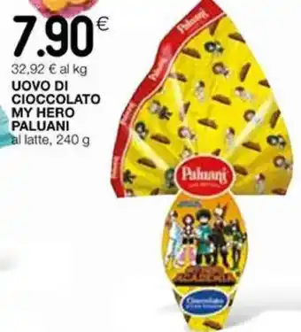 Coop Paluani My Hero Uovo di Cioccolato 240 g offerta