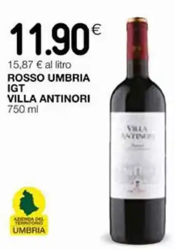 Coop Villa Antinori Rosso Umbria IGT 750 ml offerta