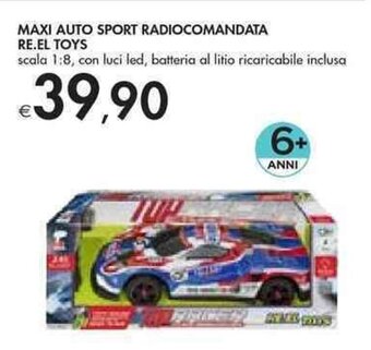 Maxi Auto Sport Radiocomandata Re.el Toys