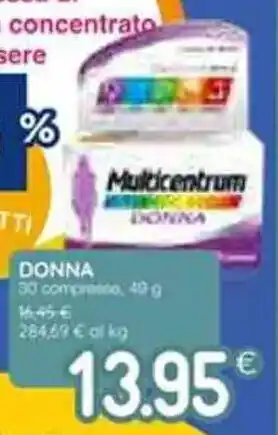 Coop Multicentrum Donna 30 Compresse, 40 g offerta