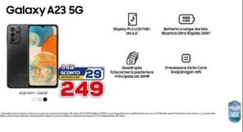 Euronics Samsung Galaxy A23 5G offerta