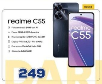 Euronics Realme C55 offerta
