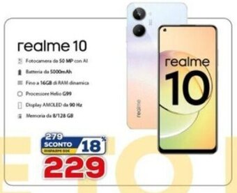 Euronics Realme 10 offerta