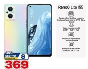 Euronics Oppo Reno8 Lite 5G offerta