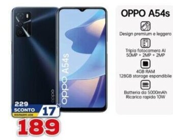 Euronics Oppo A54s offerta