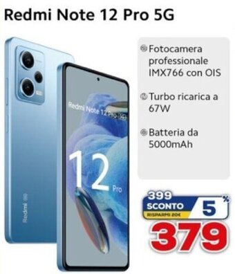 Euronics Xiaomi Redmi Note 12 Pro 5G offerta