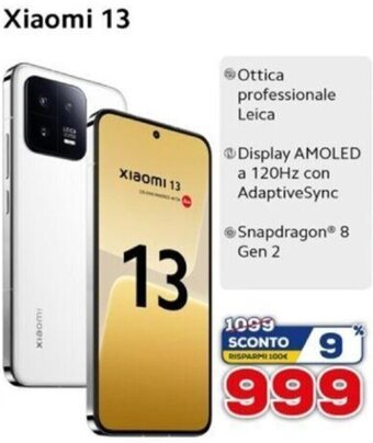 Euronics Xiaomi 13 offerta