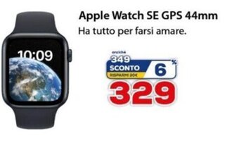 Euronics Apple Watch SE GPS 44mm offerta