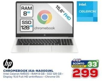 Euronics HP Chromebook 15A-NA0001NL offerta