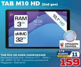 Euronics Lenovo Tab M10 HD 2GEN ZA6W0224SE offerta