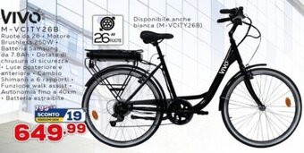 Euronics Vivo M-VCITY26B offerta
