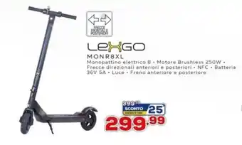 Euronics Lexgo MONR8XL offerta