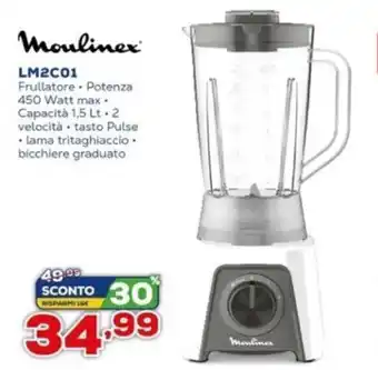 Euronics Moulinex Frullatore LM2C01 offerta