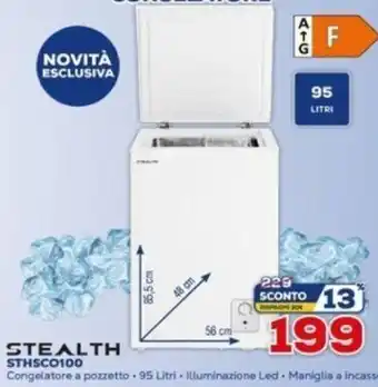 Stealth Congelatore A Pozzetto STHSCO100