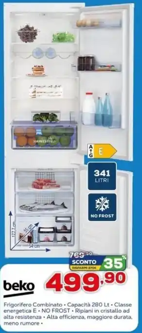 Euronics Beko Frigorifero Combinato offerta