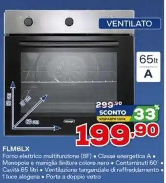 DeLonghi Forno Elettrico Multifunzione FLM6LX