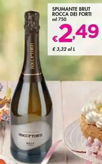Bennet Rocca Dei Forti Spumante Brut ml 750 offerta