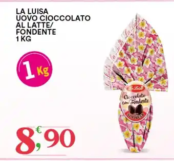 Gecop La Luisa Uovo Cioccolato Al Latte/ Fondente 1 Kg offerta