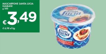 Bennet Galbani Mascarpone Santa Lucia g 500 offerta