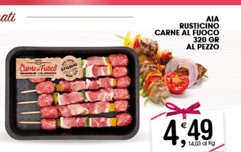 AIA Rusticino Carne Al Fuoco 320 gr Al Pezzo