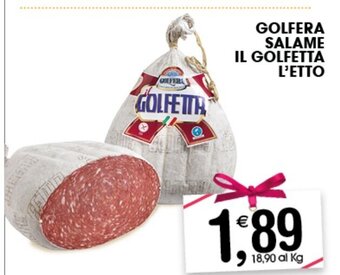 Gecop Golfera Salame IL Golfetta L'Etto offerta