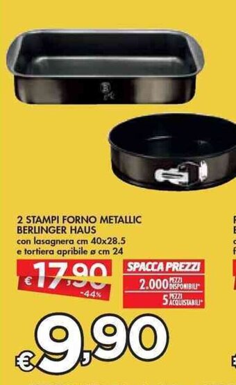 Berlinger Haus 2 Stampi Forno Metallic