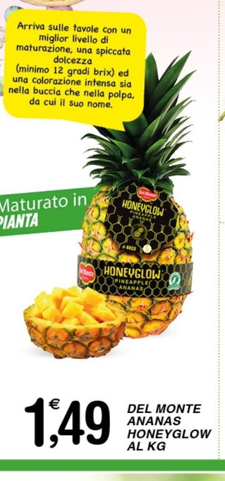 Gecop Del Monte Ananas Honeyglow Al Kg offerta