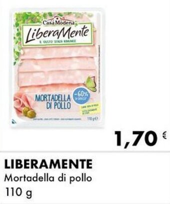 Iper Tosano LiberaMente Mortadella di pollo 110 g offerta
