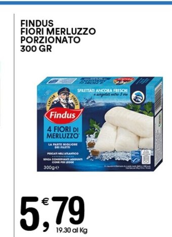 Findus Fiori Merluzzo Porzionato 300 gr