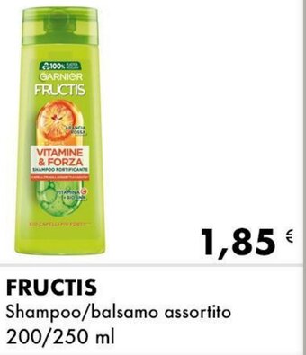 Fructis Shampoo/balsamo assortito 200/250 ml