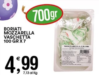 Gecop Boriati Mozzarella Vaschetta 100 gr x 7 offerta