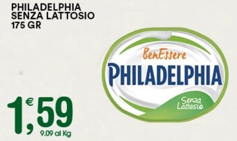 Philadelphia senza lattosio 175 gr