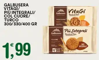 Gecop Galbusera Vitagì/Più Integrali 300/330/400 gr offerta