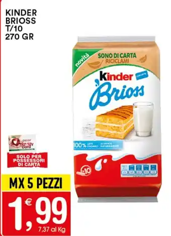 Gecop Kinder Brios T//10 270 gr offerta
