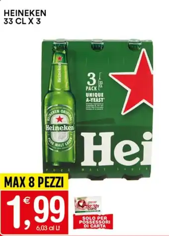 Heineken 33 cl x 3