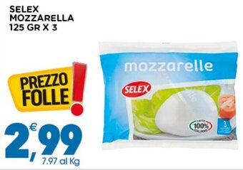 Selex Mozzarella 125 gr x 3