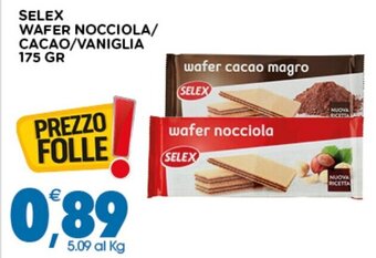 Selex Wafer Nocciola/Cacao/Vaniglia 175 gr
