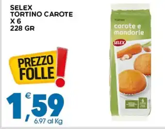 Selex Tortino Carote x 6 228 gr