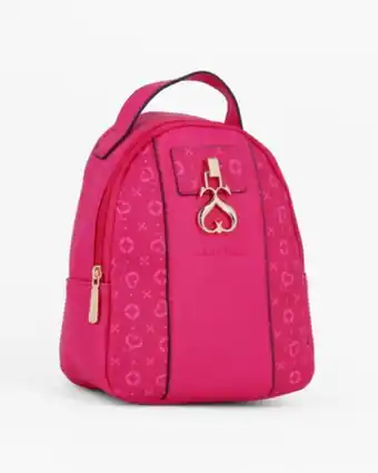 Globo Moda Solo soprani - zaino da donna fuxia con spalline regolabili e ciondolo frontale offerta