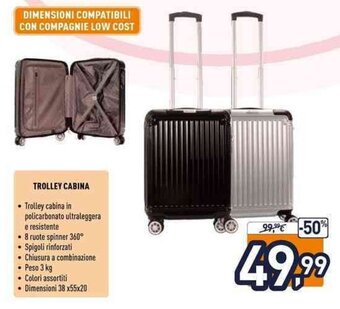 Unieuro Joiahome Trolley Cabina offerta