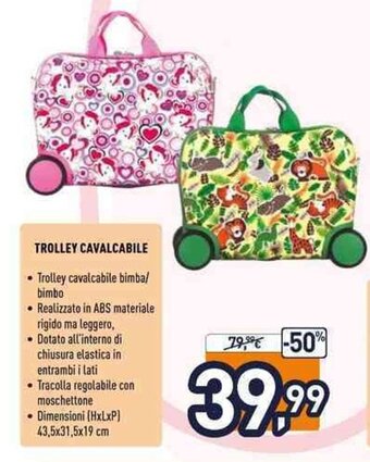 Unieuro Joiahome Trolley Cavalcabile offerta
