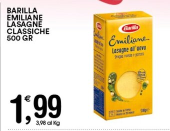 Gecop Barilla Emiliane Lasagne Classiche 500 gr offerta