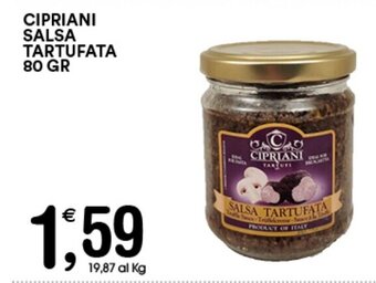 Gecop Cipriani Salsa Tartufata 80 gr offerta