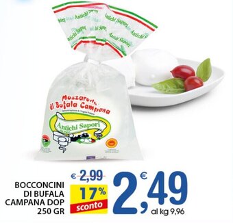 Qui Discount Bocconcini di Bufala Campana DOP 250 gr offerta