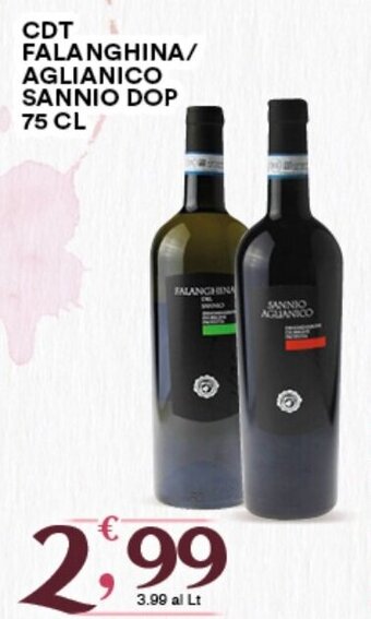 Gecop CDT Falanghina/Aglianico Sannio DOP 75 cl offerta