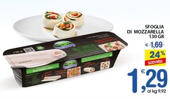 Qui Discount Sfoglia di Mozzarella 130 gr offerta