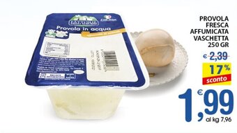 Qui Discount Provola Fresca Affumicata Vaschetta 250 gr offerta